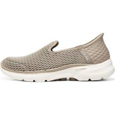 Brown Walking Shoes Skechers Go Walk 6 Shoes - Light Brown