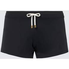 Svarta Badbyxor Tom Ford Jersey Swim Trunks