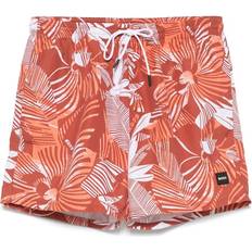 Orange Badbyxor BOSS Piranha Swim Shorts - Orange Patterned
