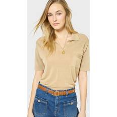 Linen Polo Shirts Gerard Darel Jasmine Polo - Brown