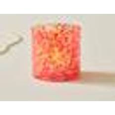 Jotex Boston Ljuslykta Höjd 12 cm Red Organge Clear Lykta