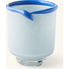 Søstrene Grene Glass 13.5 x 16 cm Electric Blue Vase