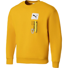 Puma Gula Tröjor Puma Logo International Sportswear Sweatshirt - Yellow