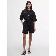 Linen Jumpsuits & Overalls Barbour International Priya Playsuit - Black