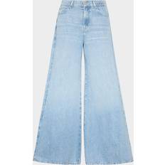 Linen Jeans 7 For All Mankind Willow Wide-Leg Split Pants - KANSAS