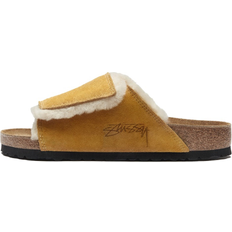 Birkenstock Buckle Slides Birkenstock x Stussy Solana Shearling Slide - Caramel