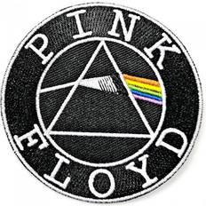 Svarta Tygmärken & Laglappar Pink Floyd Floyd-Logo-Kreis-Aufnäher zum Aufbügeln One Size schwarz