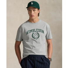 Polo Ralph Lauren Unisex T-shirts Polo Ralph Lauren Wimbledon Classic-Fit Logo T-Shirt - Andover Heather