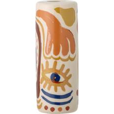 Stone Candlesticks, Candles & Home Fragrances Bloomingville Bougeoir Horus Orange Grès Candle Holder