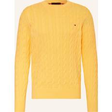 Tommy Hilfiger Yellow Jumpers Tommy Hilfiger Classic Cable Jumper