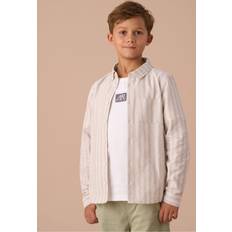 Shirt Collar Shirts Angel & Rocket Boys Stone Oxford Stripe Shirt Multi