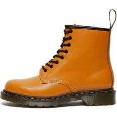 Dr. Martens Orange Shoes Dr. Martens 1460 Smooth Leather Lace Up Boots - Orange