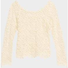 Túnicas de baño & Pareos Norma Kamali Off Shoulder Raglan Top - Cream