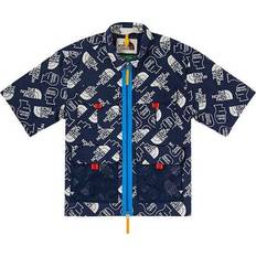 The North Face Blue Shirts The North Face X Brain Dead 76 Boxy Ss Mountain Shirts - Blue