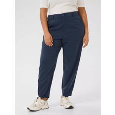Merla Relaxed Fit Trousers - Navy