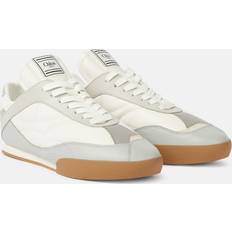 Kick Suede-Trimmed Sneakers