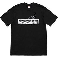 Supreme SS19 Keyboard Tee Pattern Short Sleeve - Black