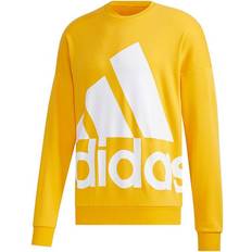 Adidas Gold Tops adidas FAV BL SWT Round Neck Athleisure Casual Sports Pullover - Gold
