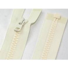 Yarn & Needlework Supplies YKK Vislon Chunky Open End Zips Cream