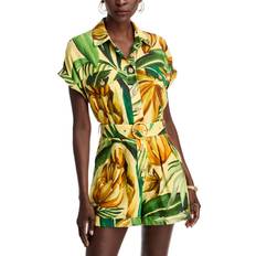 Dam - Gula Jumpsuits & Overaller Farm Rio Bananart Belted Romper - Yellow