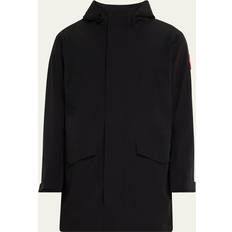 Canada Goose Men Rain Clothes Canada Goose Barclay Rain Jacket - Black