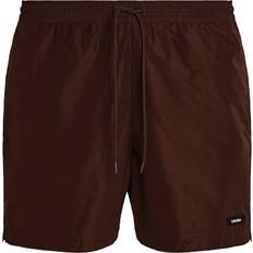 Calvin Klein Herr Badbyxor Calvin Klein Medium Drawstring Swim Shorts - Brown