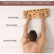 Wosawe Klettern Grip Trainer Hangboard Fingerboard Braun