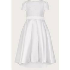 Monsoon Kids' Henrietta Scatter Dress - White