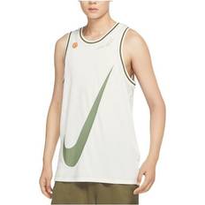 Nike Green Tank Tops Nike Dri-FIT DNA Logo Tank - White Green