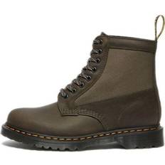 Grey - Unisex Lace Boots Dr. Martens Unisex 1460 Panel Martin Boots - Gray