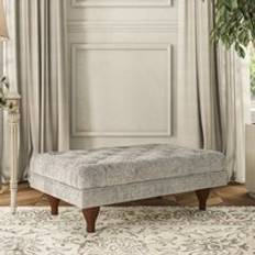 Silver Foot Stools Dunelm Chunky Chenille Silver Foot Stool