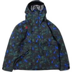 Nike ACG Gore-Tex Allover Print Jacket - Racer Blue Habanero Red