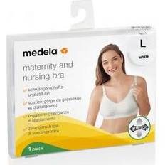 Abbigliamento premaman e per l'allattamento Medela Reggiseno Gravidanza e Allattamento Bianco Taglia L