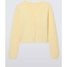 Yellow Cardigans Children's Clothing John Lewis Kids' Fluffy Yarn Cardigan - Yellow