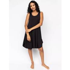 Black Nightgowns Cyberjammies Nancy Jersey Nightdress - Black