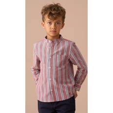 Shirt Collar Shirts Angel & Rocket Boys Mandarin Shirt Maroon
