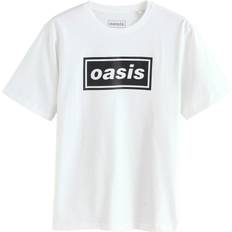 NEXT Oasis Graphic Band T-Shirt - Schwarz/Weiß