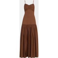A.L.C. Harper Drop-Waist Maxi Dress - Milk Chocolate