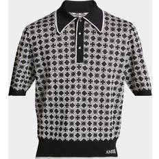 Viscose Polo Shirts Amiri Polo Shirt - Blue