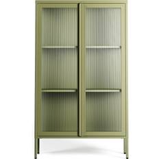 Grøn Vitrineskabe Department Store Skab 90 x 150 cm Moss Green Vitrineskab