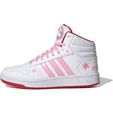 adidas Hoops 2.0 Mid - White Pink