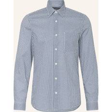 Marc O'Polo Shirts Marc O'Polo Long Sleeve Shirt Kent Collar - Bleu