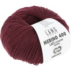 Lang Yarns Merino 400 Lace Garn 64 Bordeaux Melange 25g