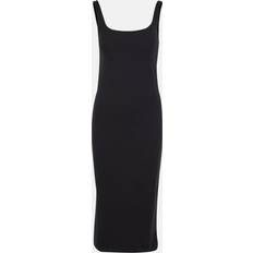 T-shirtklänningar Urban Classics Ladies Basic Long Cotton Jersey Dress - Black