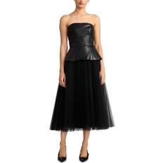 Zac Posen Pleated Tulle Dress