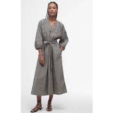 Barbour Dresses Barbour Suri Gingham Midi Dress - Dark Navy/Light Sand