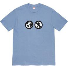 Supreme FW19 Week 1 Save The Planet Slate Tee - BlueGray