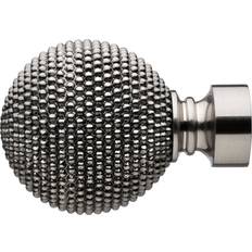 Grey Curtain Rods Dunelm Mix and Match Studded Ball Finials Dia 28mm Pewter