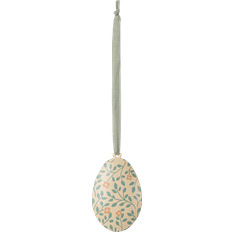 Metall Påskdekorationer Maileg Easter Egg Ornament Branches Dekoration Dark Mint Ø4 x H6 cm Påskdekoration