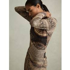 Reiss Kjoler Reiss Naomi - Brown